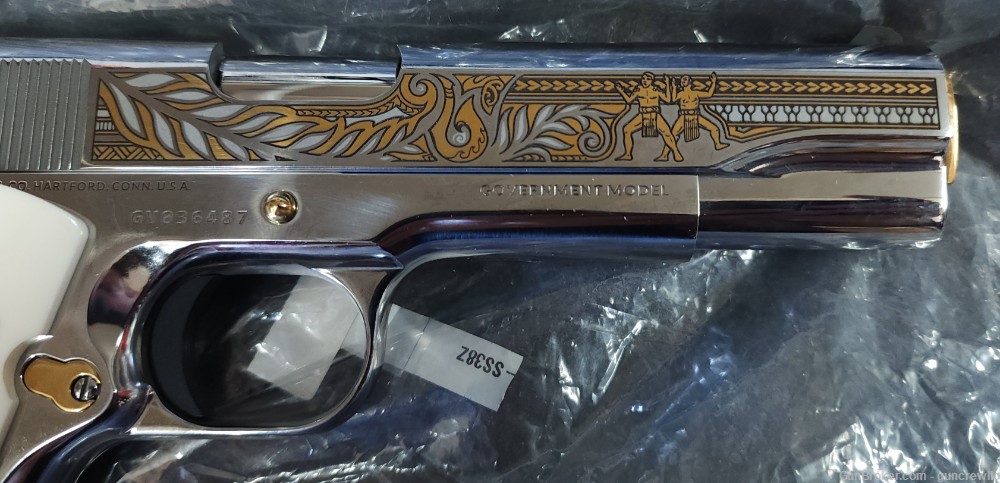 Colt SK Customs THE HAKA SS Stainless 24K Gold Polynesian 38 Super Layaway-img-17