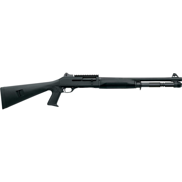 Benelli M4 Tactical 12 Ga 18.5 Black Synthetic Shotgun -img-0