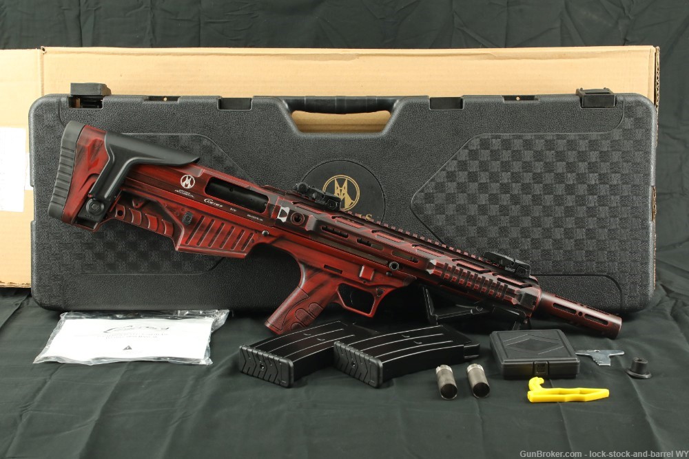 Anubis Armaments VEZiR Arms Carrera B100 12G 3” Red Bullpup Shotgun 18.5”-img-2
