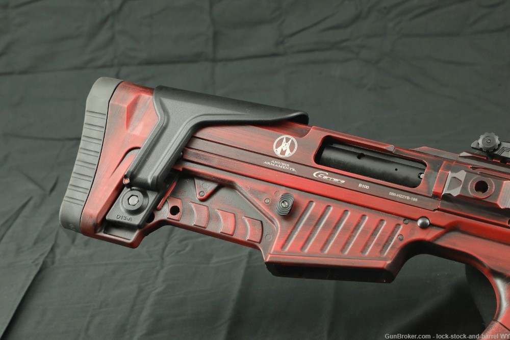 Anubis Armaments VEZiR Arms Carrera B100 12G 3” Red Bullpup Shotgun 18.5”-img-4