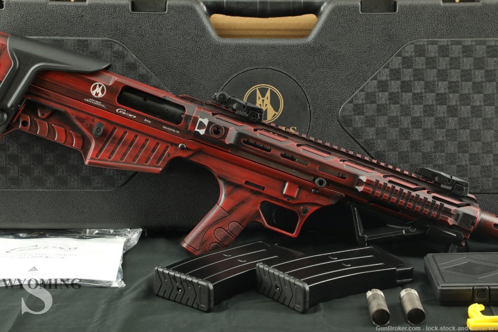Anubis Armaments VEZiR Arms Carrera B100 12G 3” Red Bullpup Shotgun 18.5”-img-0