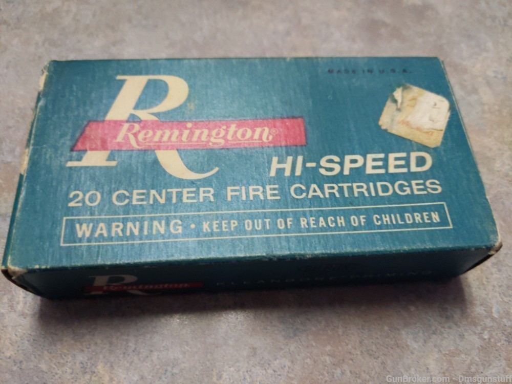 Vintage Remington 25 35 Win. 117gr core lokt 20/bx-img-0