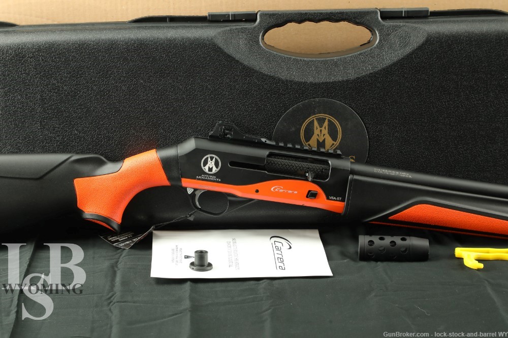 Anubis Armaments VEZiR Arms Carrera VSA-ST Orange Tactical 12GA Shotgun -img-0