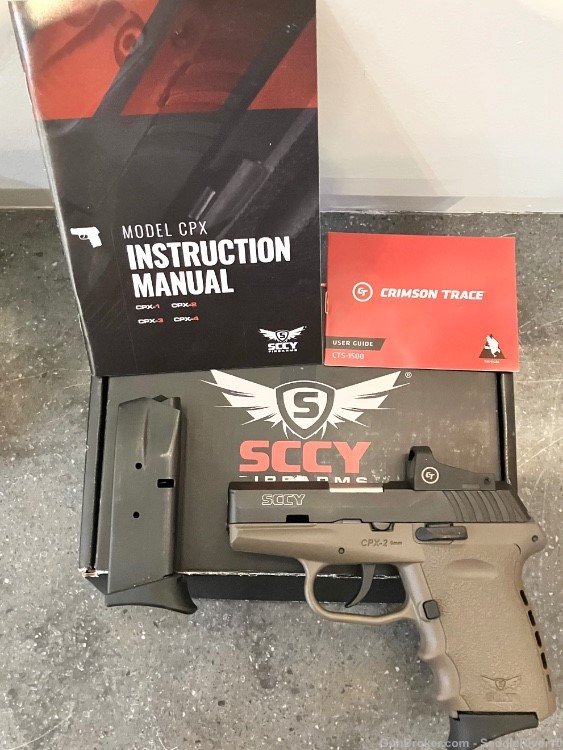 SCCY CPX-2 9mm 3” + CT Red Dot Optic-img-0