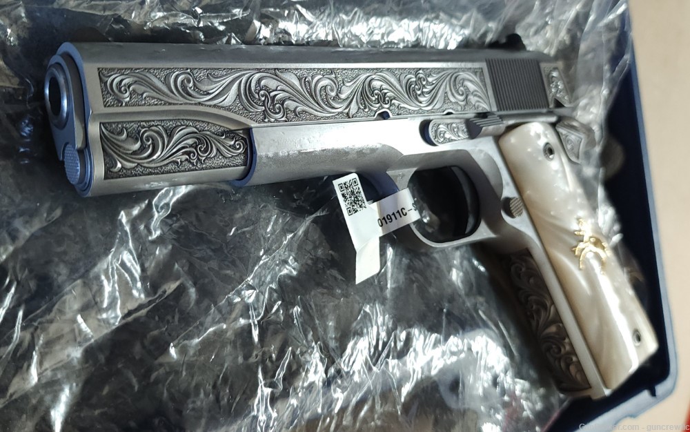 Colt Altamont Engraved 1911 The Regal Grade 3 Stainless  SS 45ACP Layaway-img-6