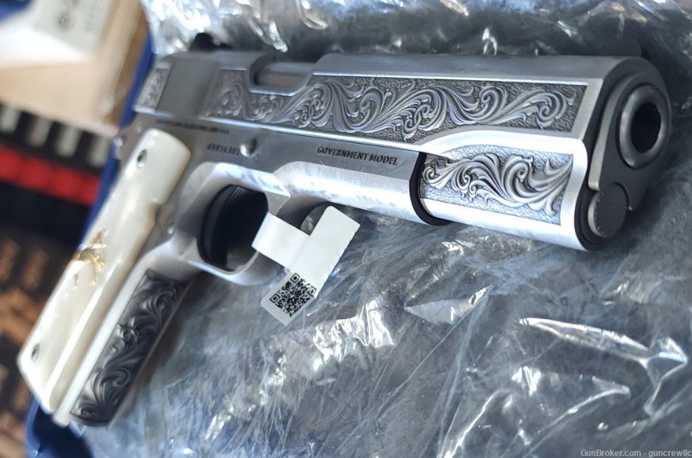 Colt Altamont Engraved 1911 The Regal Grade 3 Stainless  SS 45ACP Layaway-img-18