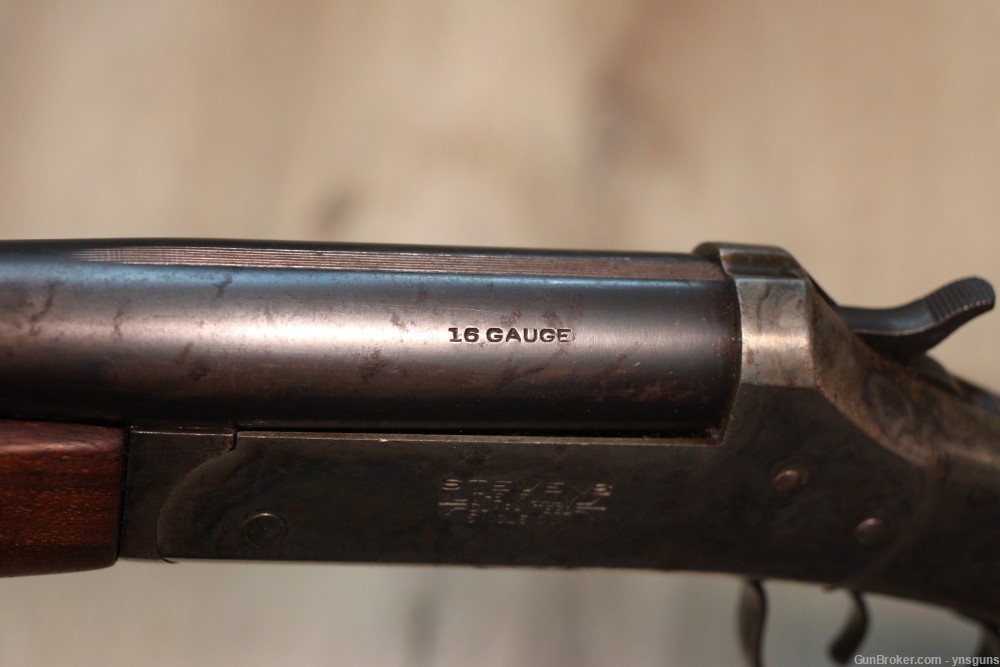 Stevens Model 94 16 Gauge 30” Single Shot Top Break Shotgun-img-12