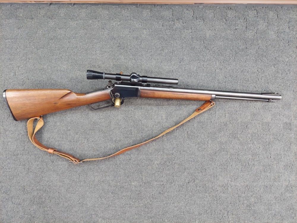 MARLIN FIRARMS CO. GOLDEN 39-A MOUNTIE TAKE-DOWN LEVER ACTION .22CAL  20"-img-0