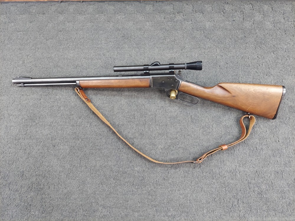 MARLIN FIRARMS CO. GOLDEN 39-A MOUNTIE TAKE-DOWN LEVER ACTION .22CAL  20"-img-1