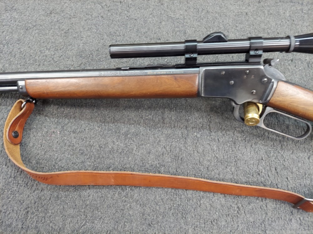 MARLIN FIRARMS CO. GOLDEN 39-A MOUNTIE TAKE-DOWN LEVER ACTION .22CAL  20"-img-9