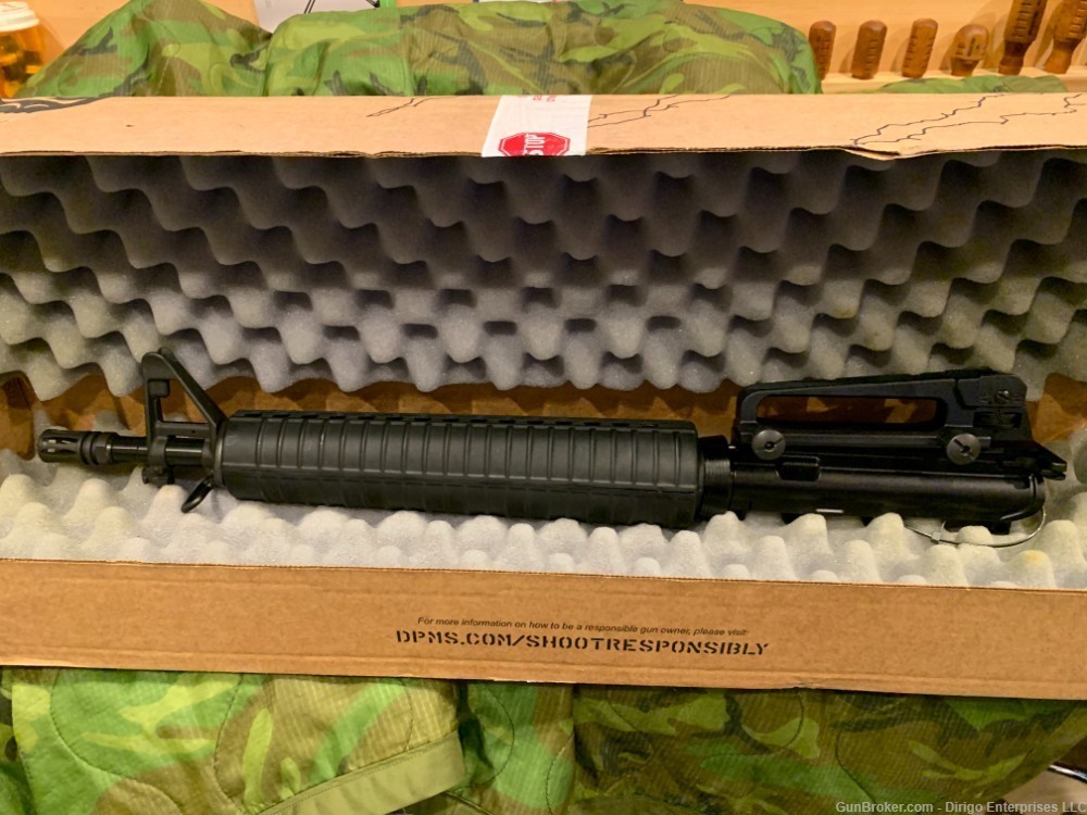 DPMS 16" Mid-length 5.56 NATO 1/7 Nitride Dissapator Upper A2 Carry Handle-img-1