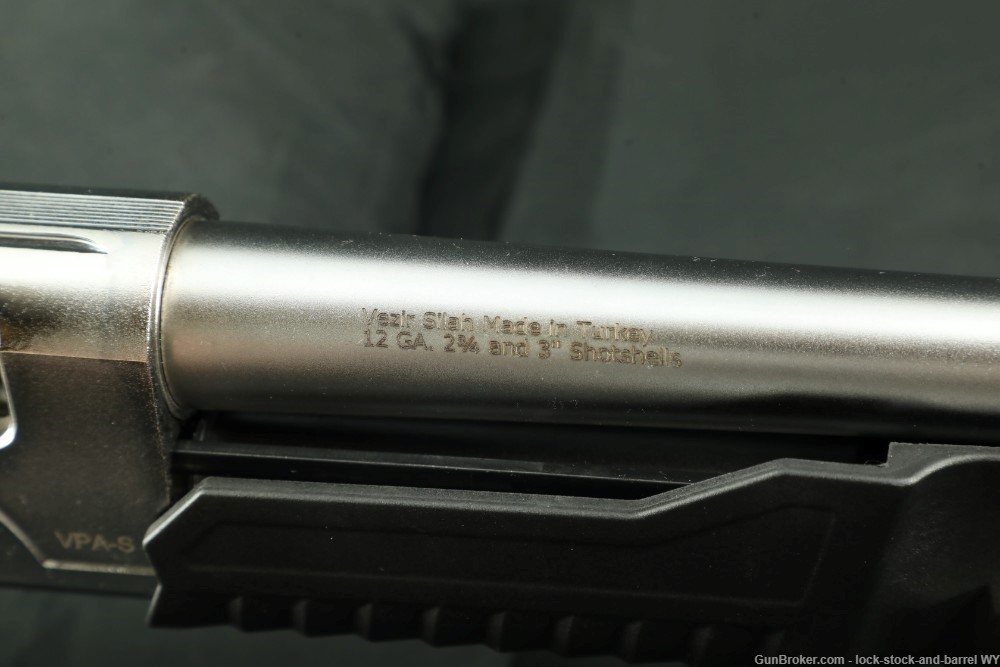 Anubis Armaments VEZiR Arms Carrera VPA-S Silver 12GA Pump Shotgun 20”-img-30