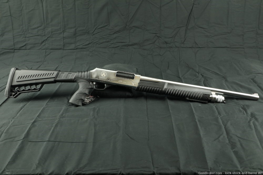Anubis Armaments VEZiR Arms Carrera VPA-S Silver 12GA Pump Shotgun 20”-img-3