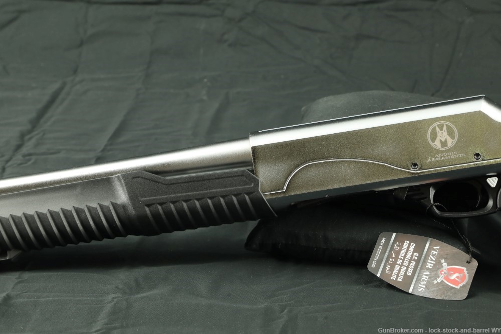 Anubis Armaments VEZiR Arms Carrera VPA-S Silver 12GA Pump Shotgun 20”-img-12