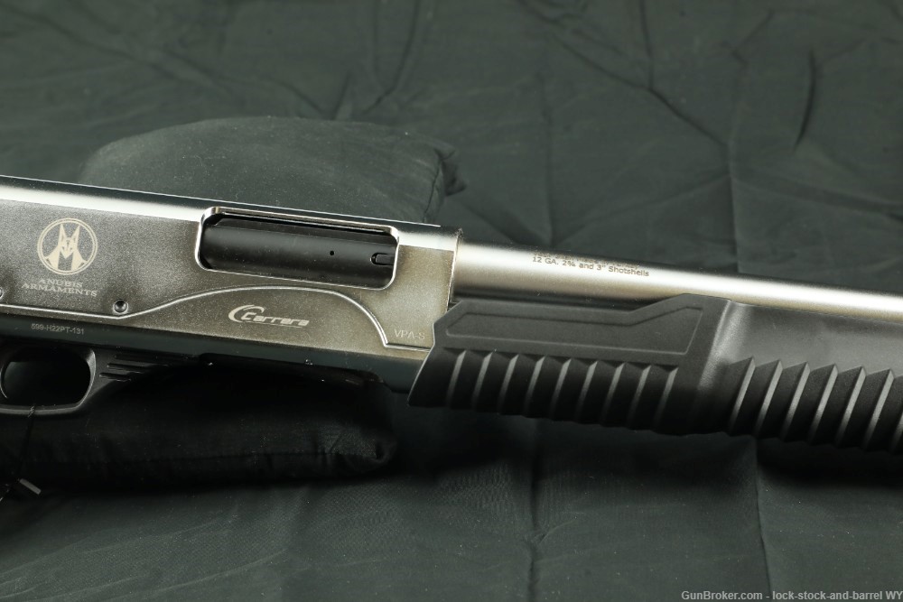 Anubis Armaments VEZiR Arms Carrera VPA-S Silver 12GA Pump Shotgun 20”-img-6