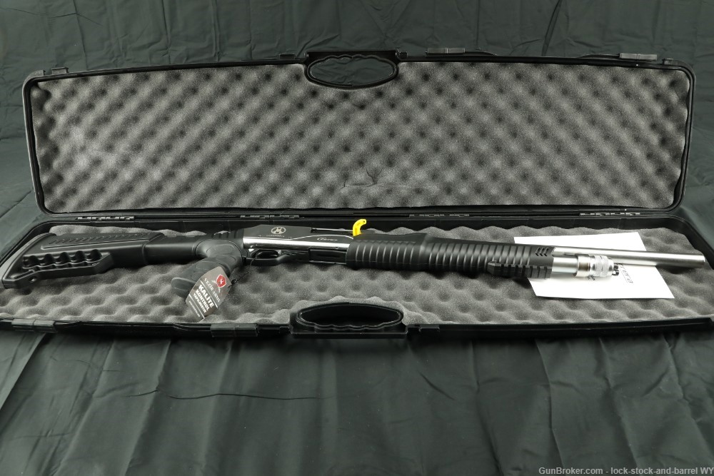 Anubis Armaments VEZiR Arms Carrera VPA-S Silver 12GA Pump Shotgun 20”-img-39