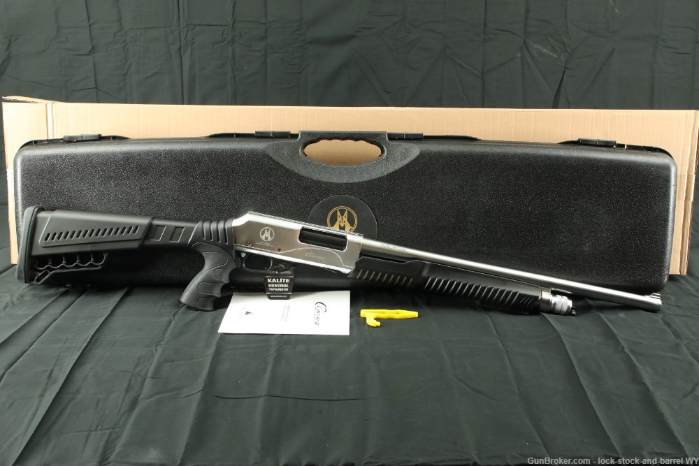 Anubis Armaments VEZiR Arms Carrera VPA-S Silver 12GA Pump Shotgun 20”-img-2
