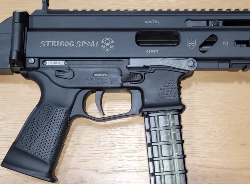 Grand Power Stribog SP9A1 9mm 8.1" Semi Auto Pistol Black SP9 A1 9x19      -img-6