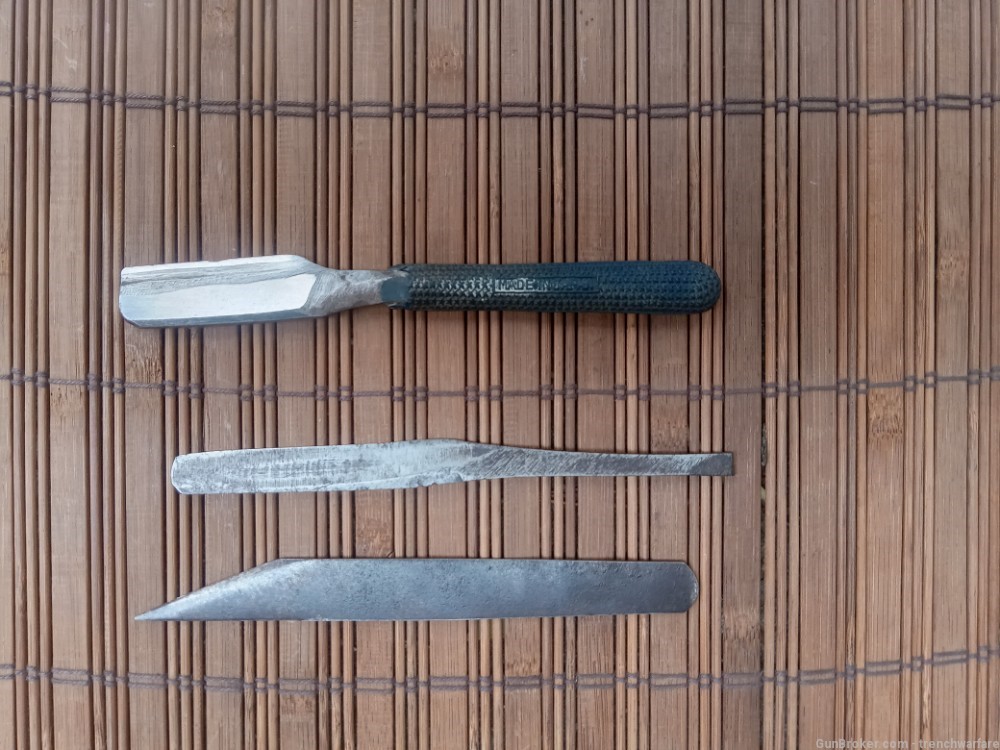 WWiI US Japanese Souvanir Knife Kami Sori Straight Razor Tanto-img-1