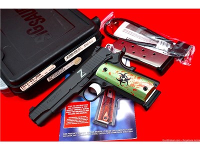 Ultra Rare Sig Sauer 1911 Zombie Limited Edition .45 NIB Collector