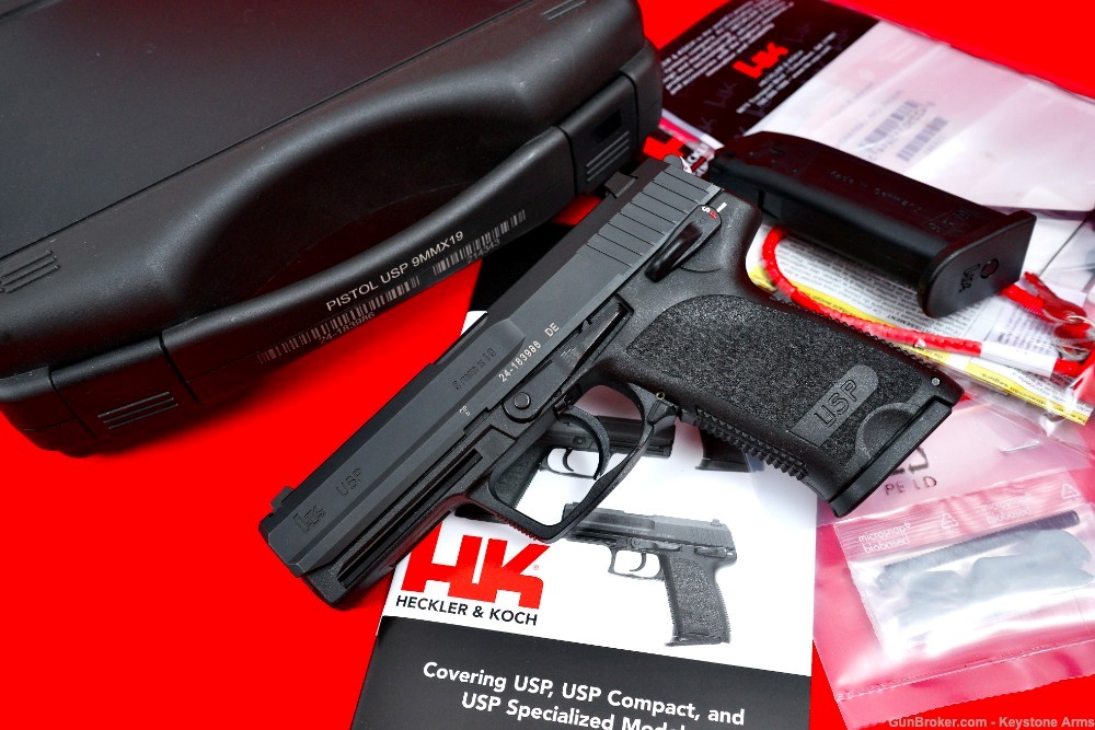 Awesome 2022 Heckler & Koch HK USP 9mm Original Case ANIB-img-0