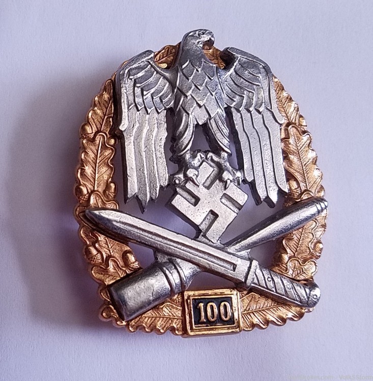  General Assault Badge WW2 German Naz*-img-2