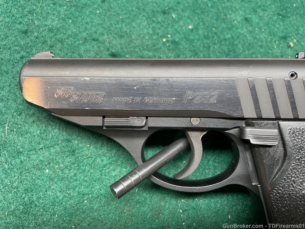Sig Sauer P232 Blued .380 acp mfg in Germany -img-5