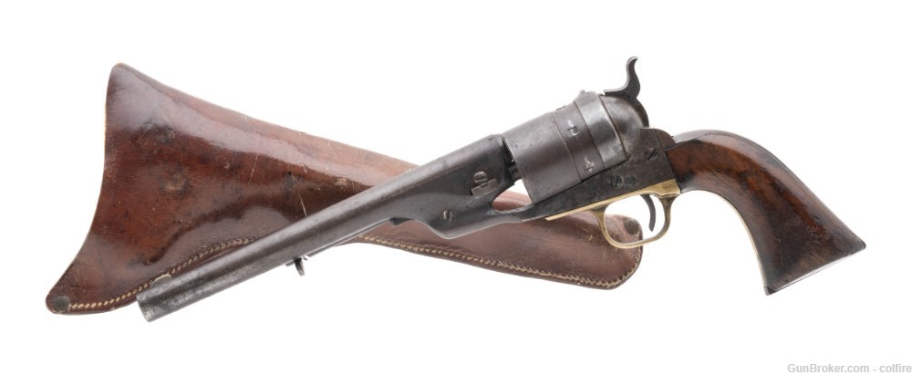 Steve Lowrie’s Colt 1860 Army converted revolver (AC374)-img-0