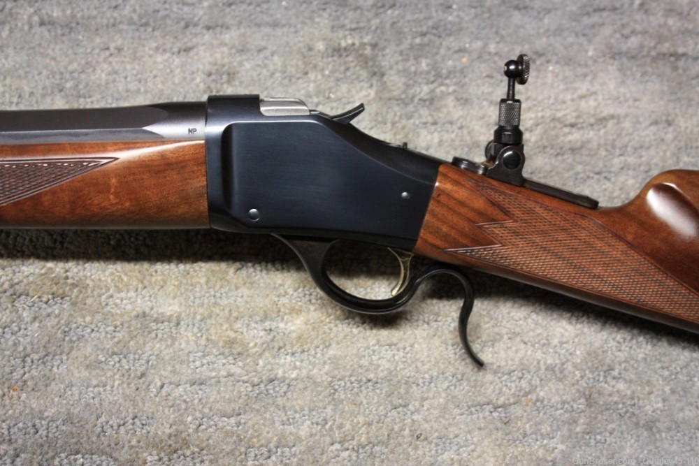 Browning 1885 45-70 Traditional Hunter Peep Sight Octagon -img-6