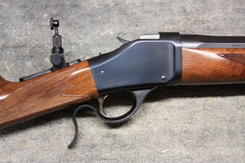 Browning 1885 45-70 Traditional Hunter Peep Sight Octagon -img-2