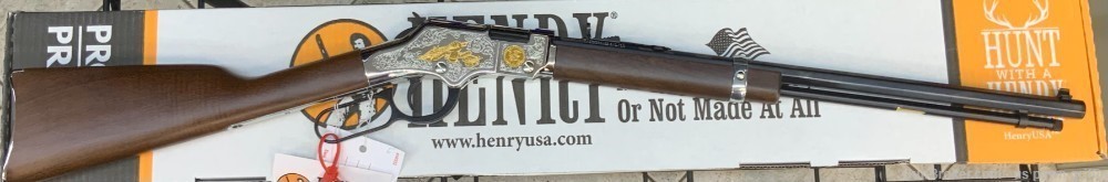 Henry Golden Boy NRA 2A TRIBUTE EDITION 22 LR Lever Action Rifle H004SAT-img-0