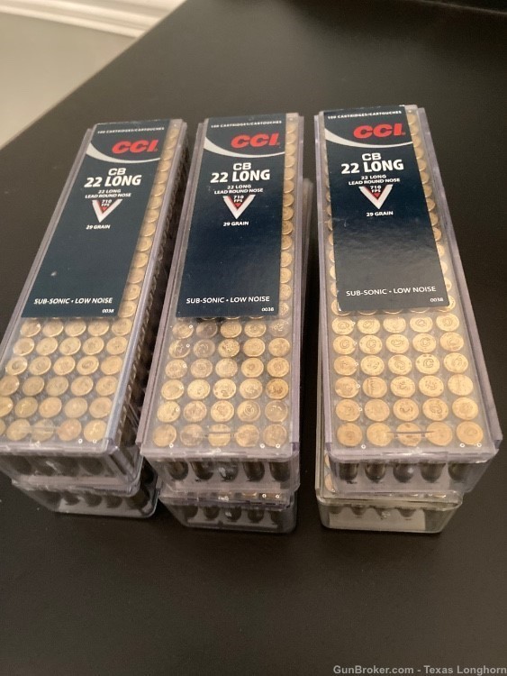 CCI .22 Long Six 100 Round Boxes Ammo Unopened Boxes 600 Total-img-0