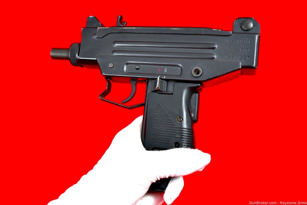 Rare & Desired Pre Ban IMI Israel UZI Pistol 9mm w/ Original Case-img-11