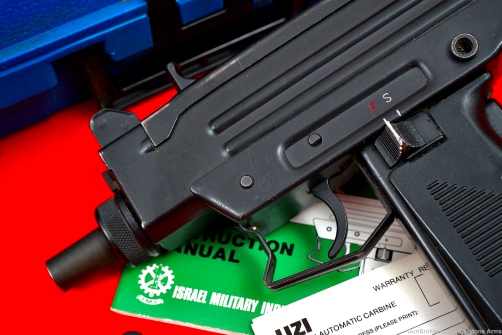 Rare & Desired Pre Ban IMI Israel UZI Pistol 9mm w/ Original Case-img-3