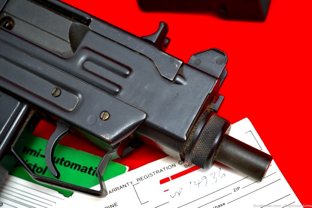 Rare & Desired Pre Ban IMI Israel UZI Pistol 9mm w/ Original Case-img-7