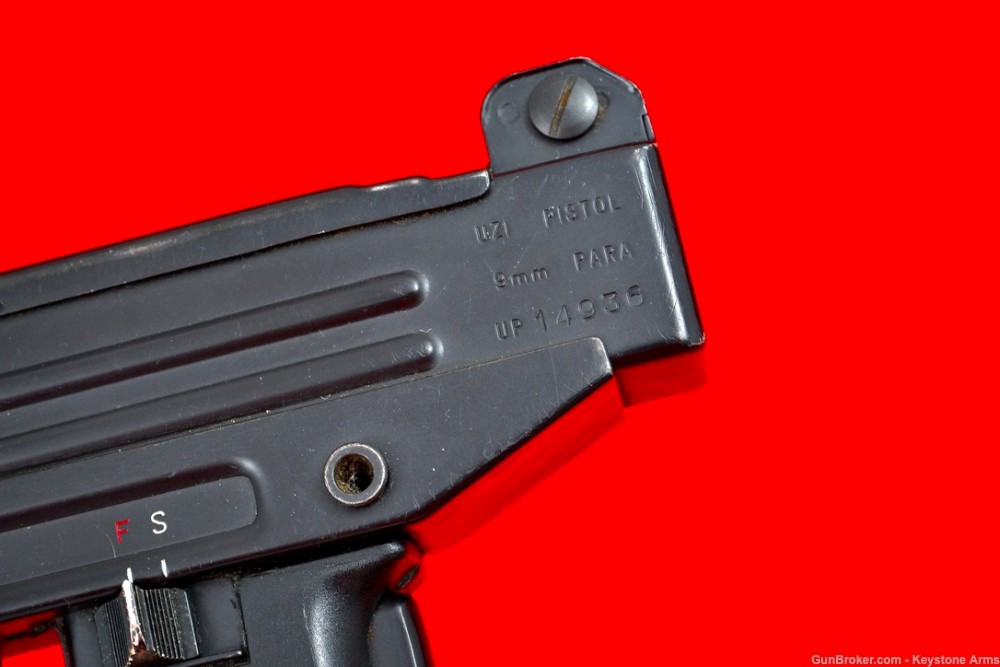 Rare & Desired Pre Ban IMI Israel UZI Pistol 9mm w/ Original Case-img-14