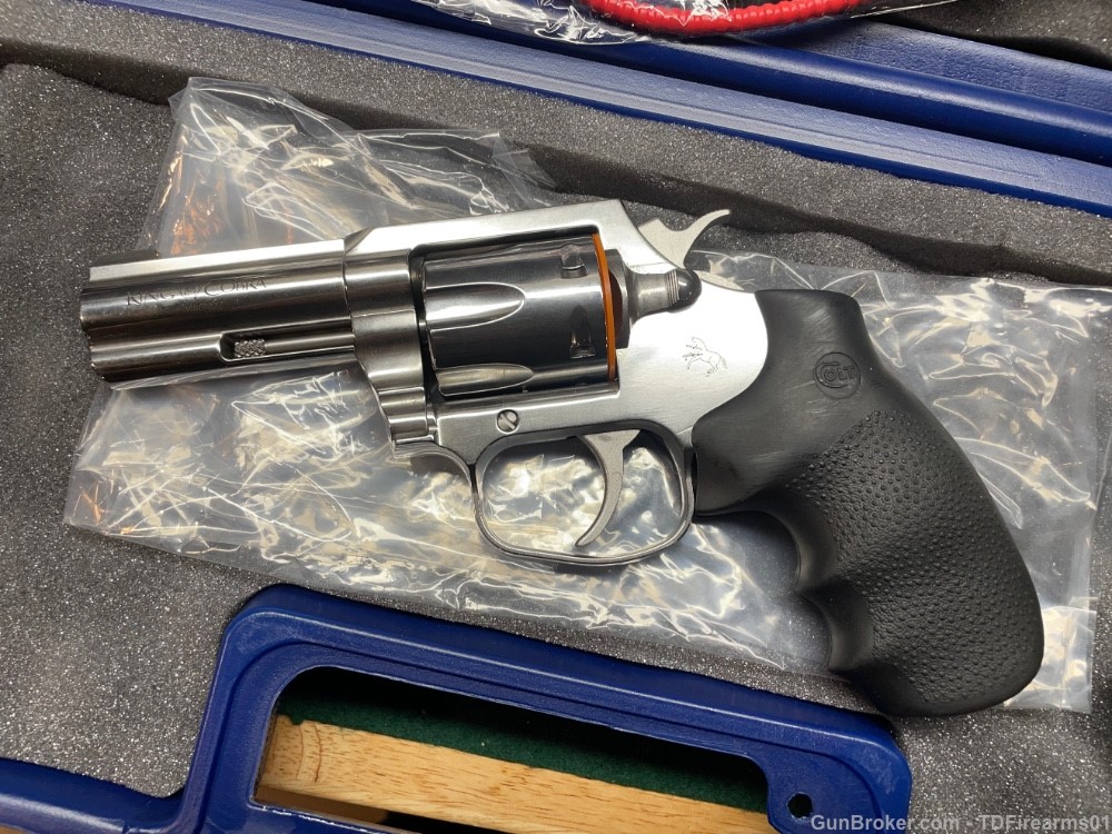 Colt King Cobra revolver .357 mag 3" barrel stainless -img-1