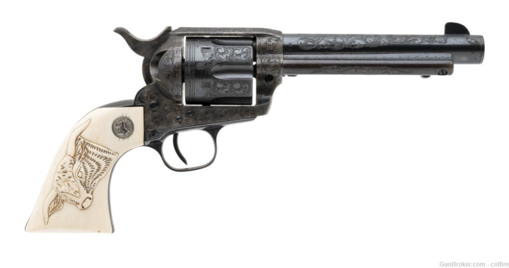 Factory Engraved Colt Single Action Army .45 LC (C15268)-img-2