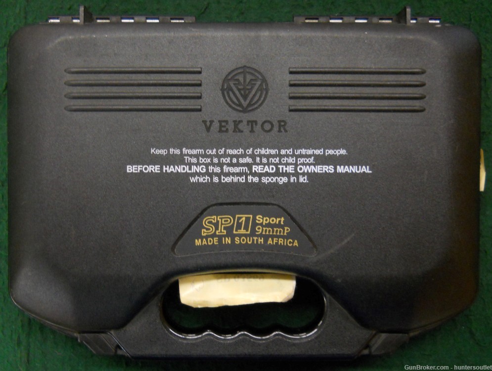 Vektor SP1 Sport Tuned Nickel 9mm Pistol RARE and Unfired in Box-img-13