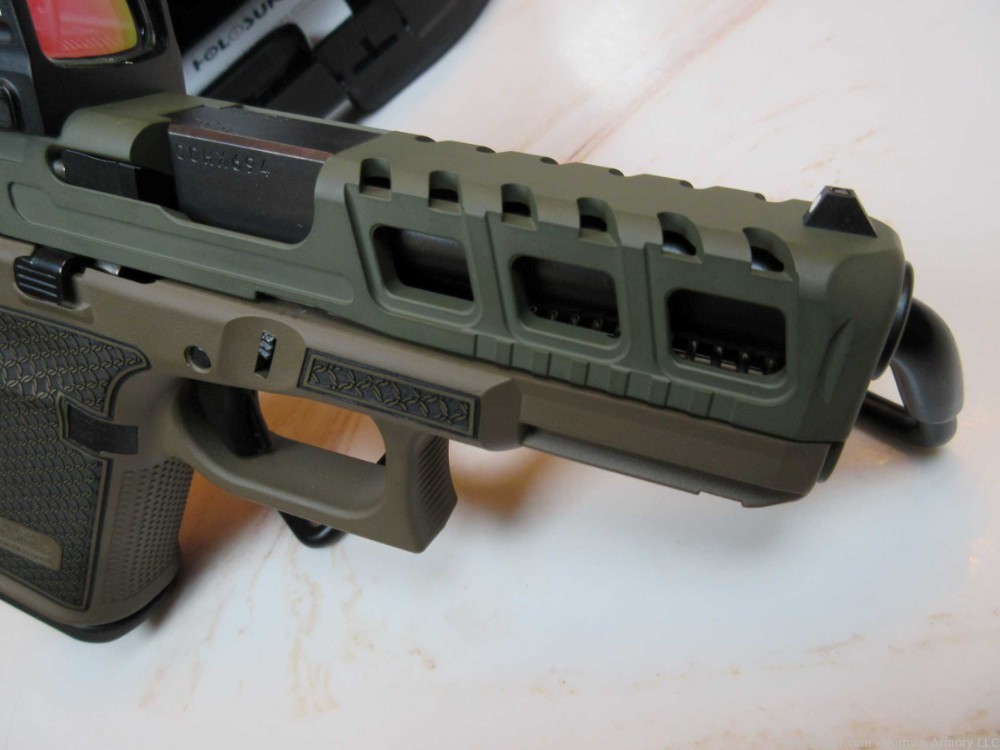 Glock 19 GEN5 9mm Shark Coast Tactical Custom Thrasher Holosun 507CX2 optic-img-6