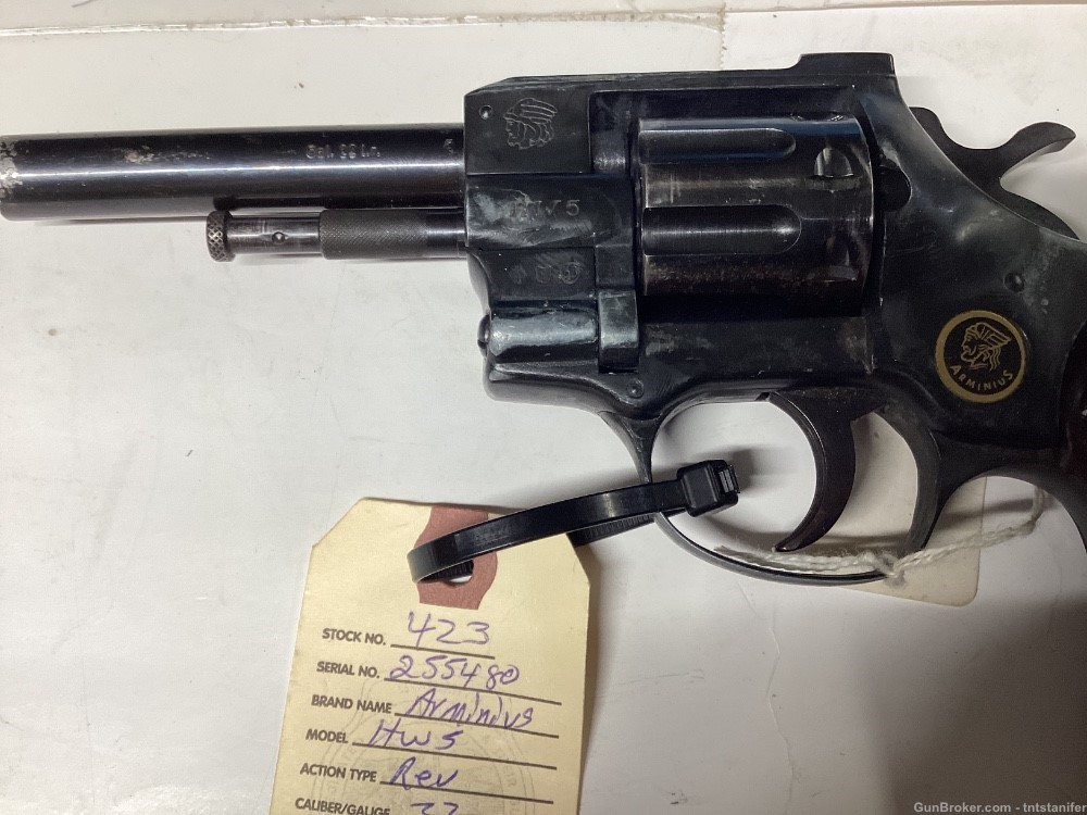 Arminius HW5 22 revolver German 8 shot #423 -img-1