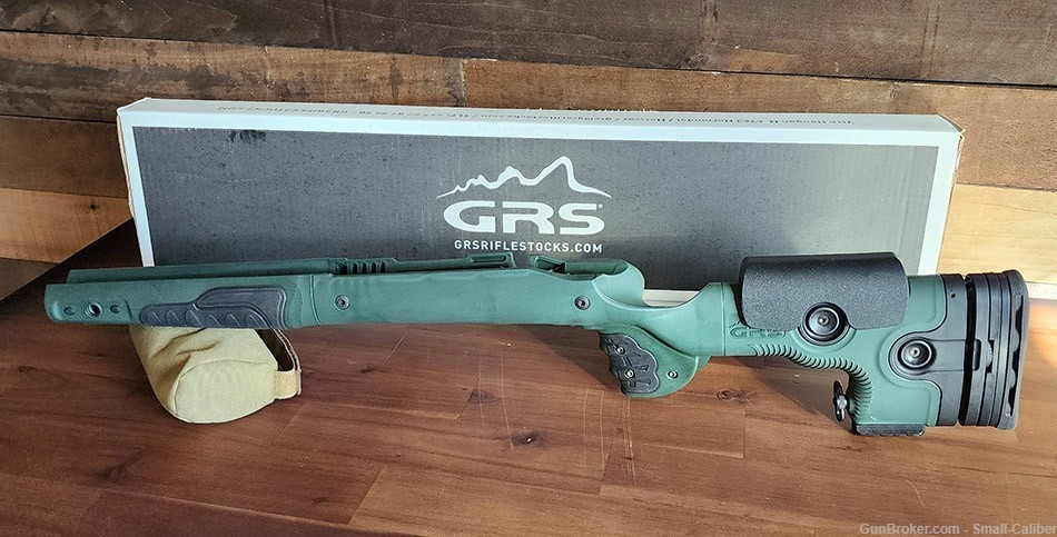 GRS Bifrost Rifle Stock for Remington 700 BDL Short Action - Green 104119-img-0