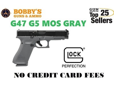 GLOCK G47 G5 9mm (3) 17+1 Mags 4.49" MOS GRAY "NO CREDIT CARD FEE"