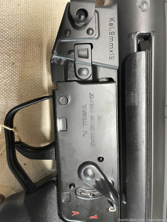 H & K  MP5 9MM   Full Auto Machine gun    fullyTransferable  E form ready  -img-3