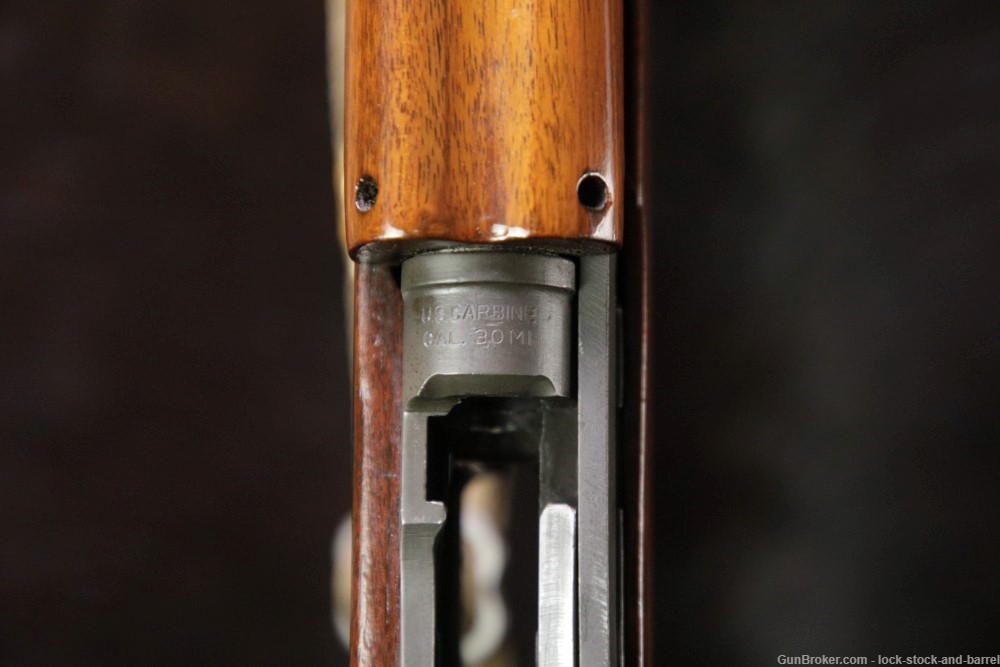 WWII IBM M1 Carbine AO Receiver US .30 Semi Auto Rifle I.B.M. C&R-img-22