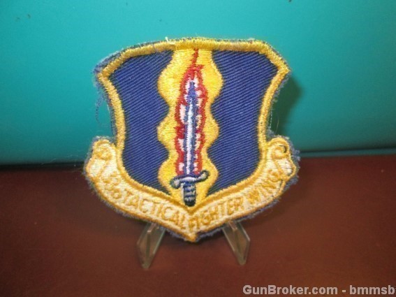 Vintage US Air Force 33 Tact. Fighter Wing patch-img-0