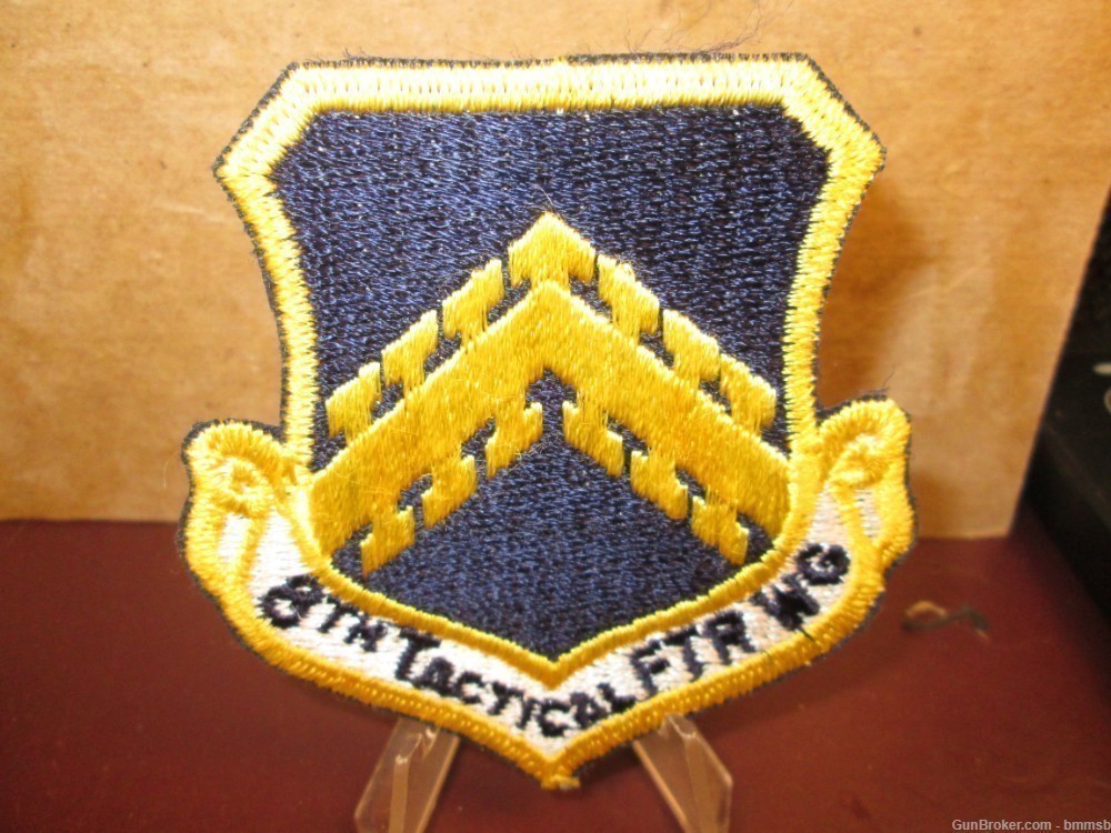 Vintage U.S. Air Force 8th. Tactical Fighter Wing patch, -img-0