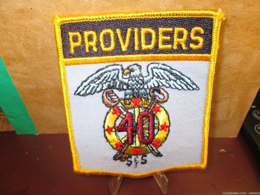 Vintage U.S. ARMY Military Support  PROVIDERS 40-S&S Patch-img-0