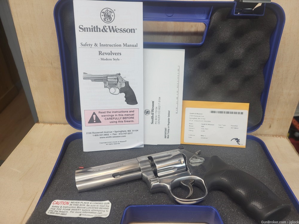 S&W 686-6,,357Mag Revolver, 4inch, Used-img-2