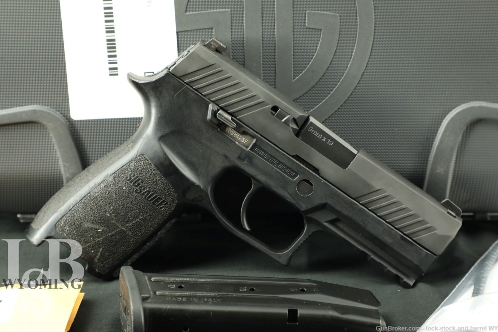 SIG Sauer P320 Carry Nitron 3.7” 9mm Semi-Auto Pistol w/ Case-img-0
